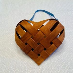 Woven Wooden Heart Wall Decor